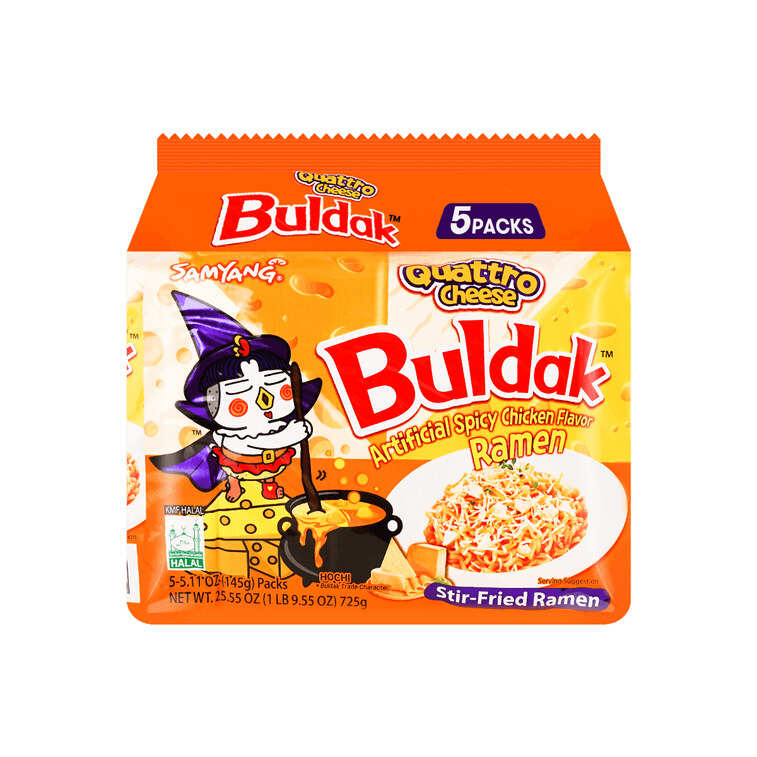 BULDAK NOODLES QUATTRO CHEESE FLAVOR